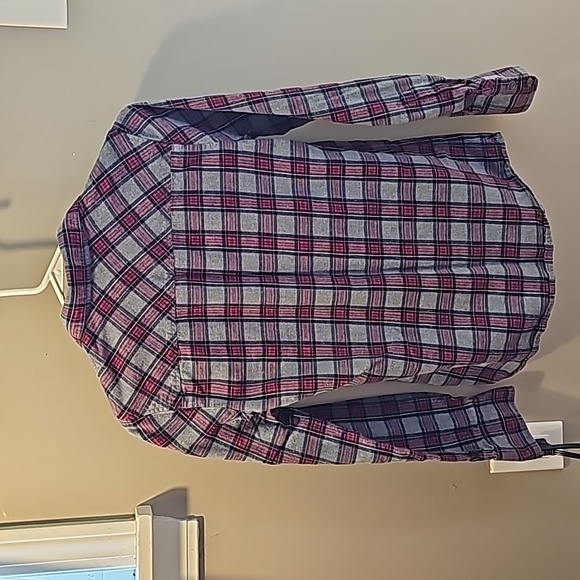 J Crew Boy Fit Flannel Button Up - Picture 4 of 4